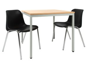 VRPS tafel met stoelen